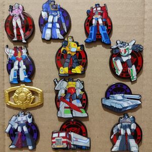Transformers Mystery Pin Badge Series Full Set Of 12 Enamel Pins Official Badges